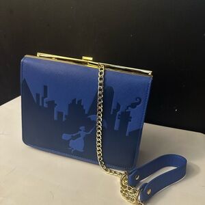 Loungefly Blue Silhouette Crossbody Bag